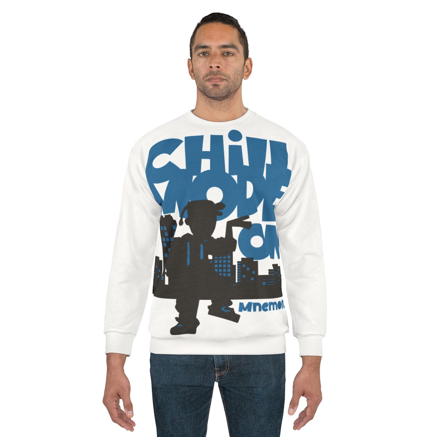Chill Mode On Unisex Sweatshirt (AOP)