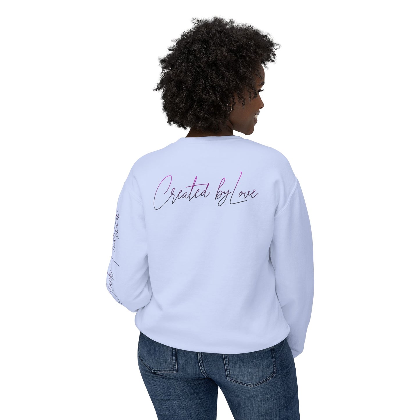 BLK HRTED Lightweight Crewneck Sweatshirt