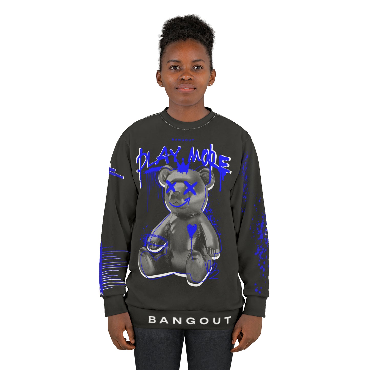 Play More Sweatshirt (AOP)