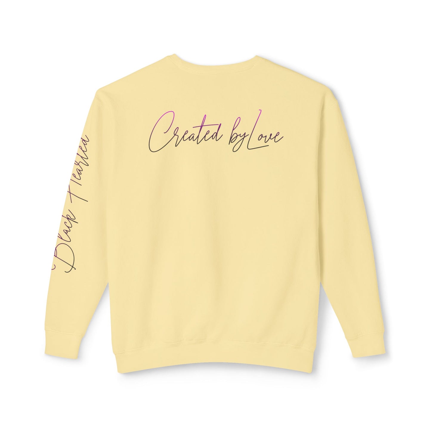 BLK HRTED Lightweight Crewneck Sweatshirt