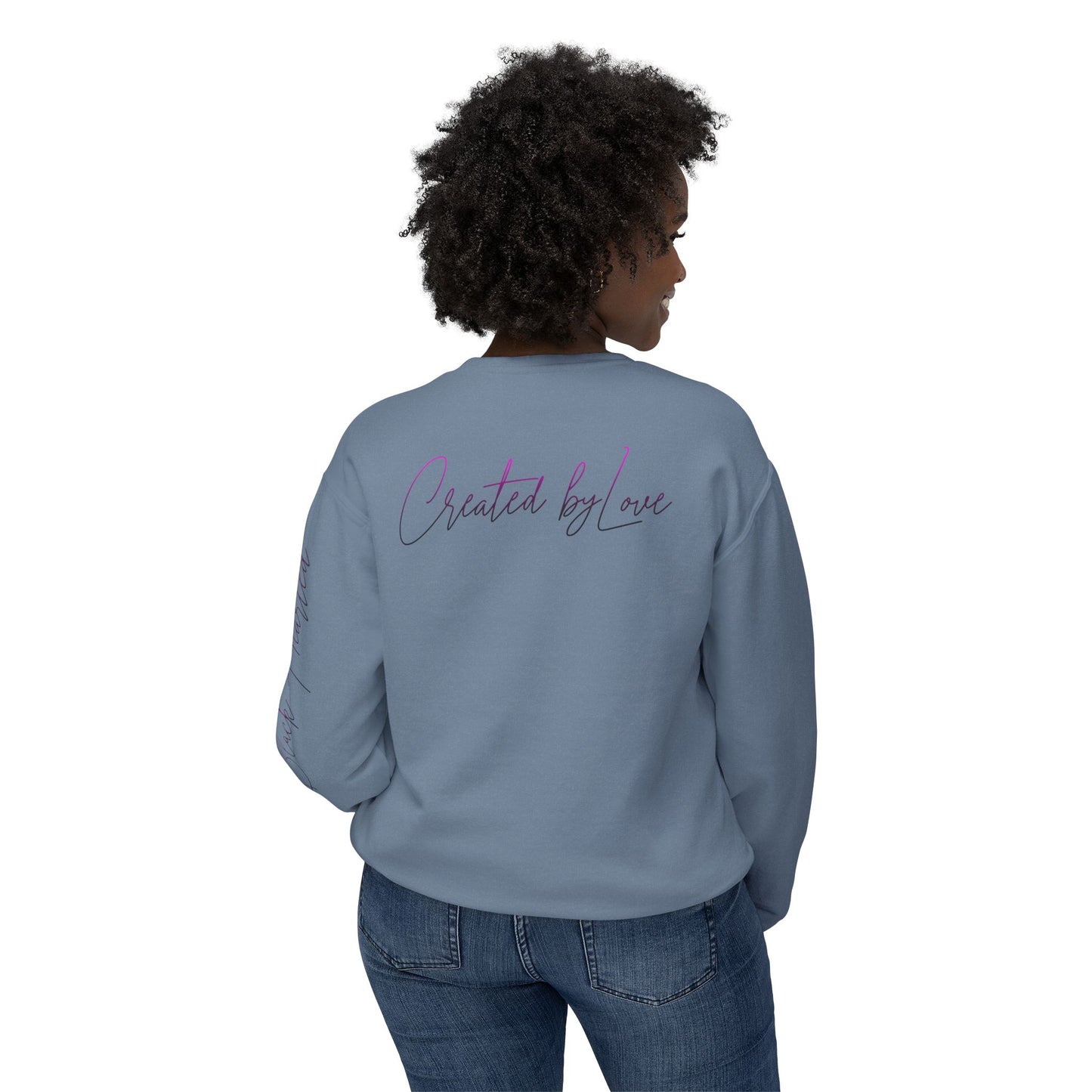 BLK HRTED Lightweight Crewneck Sweatshirt