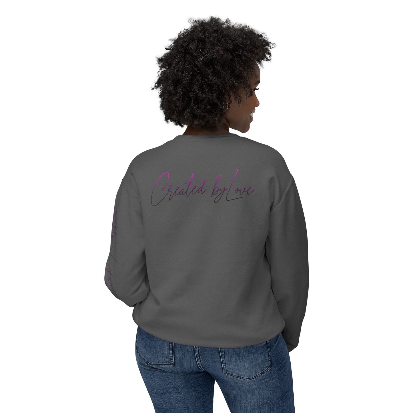 BLK HRTED Lightweight Crewneck Sweatshirt