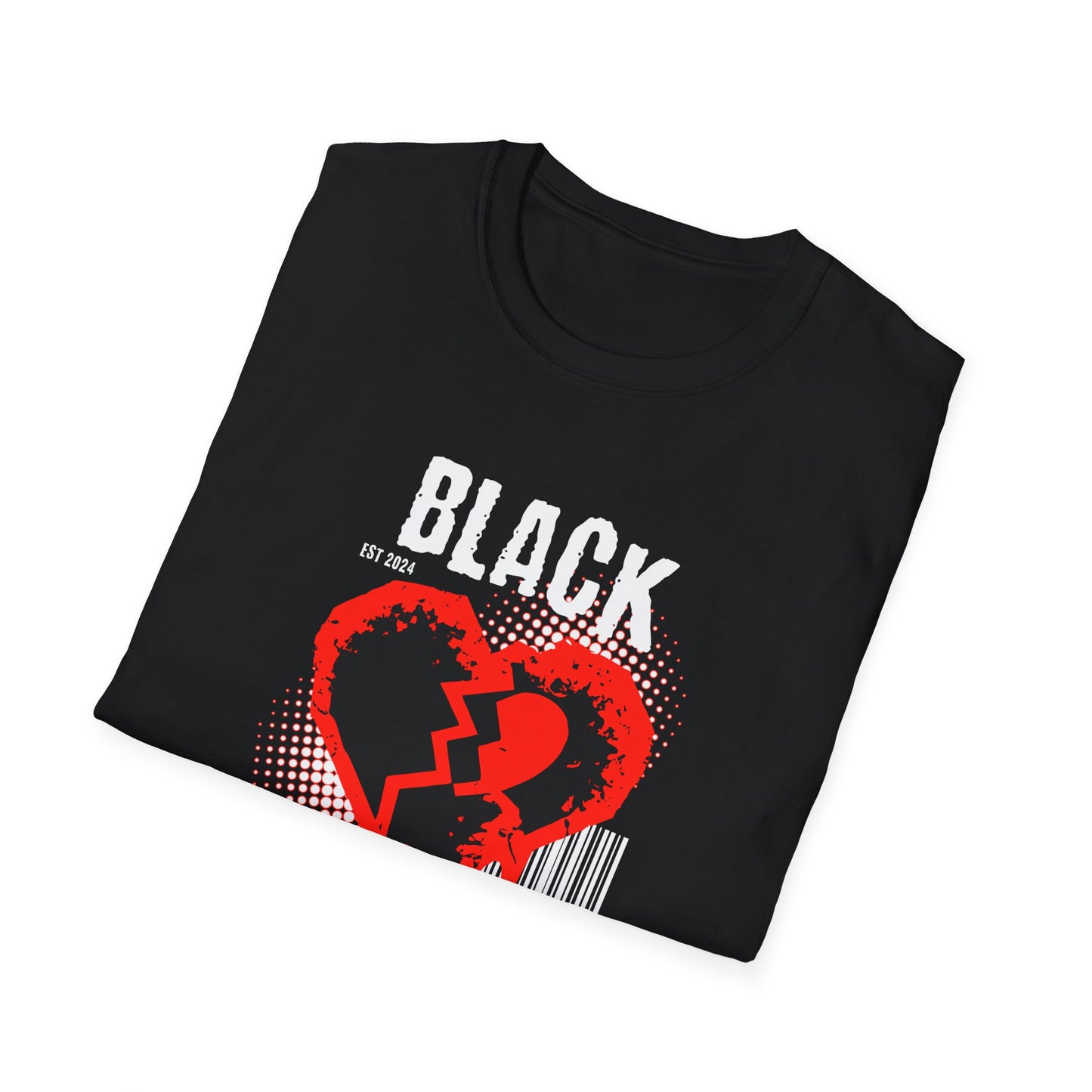 Cracked Heart Softstyle T-Shirt