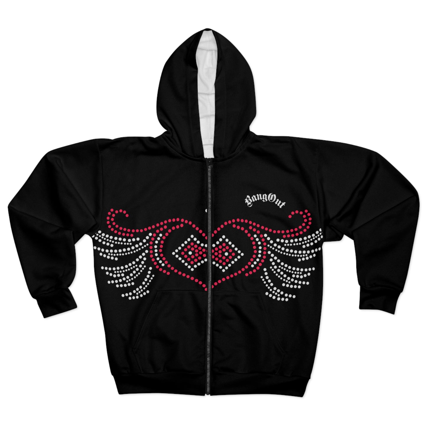Faith Zip Hoodie (AOP)