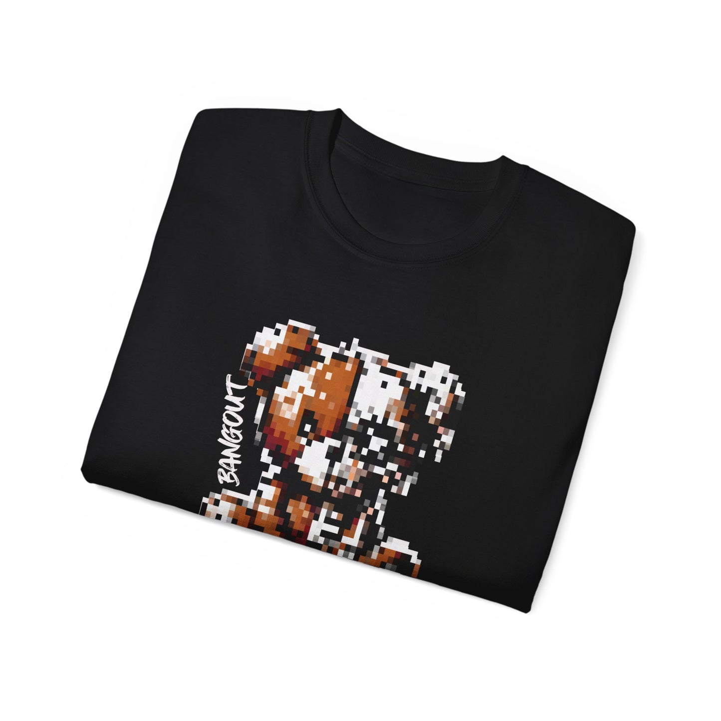 Never give up Pixle Cotton Tee