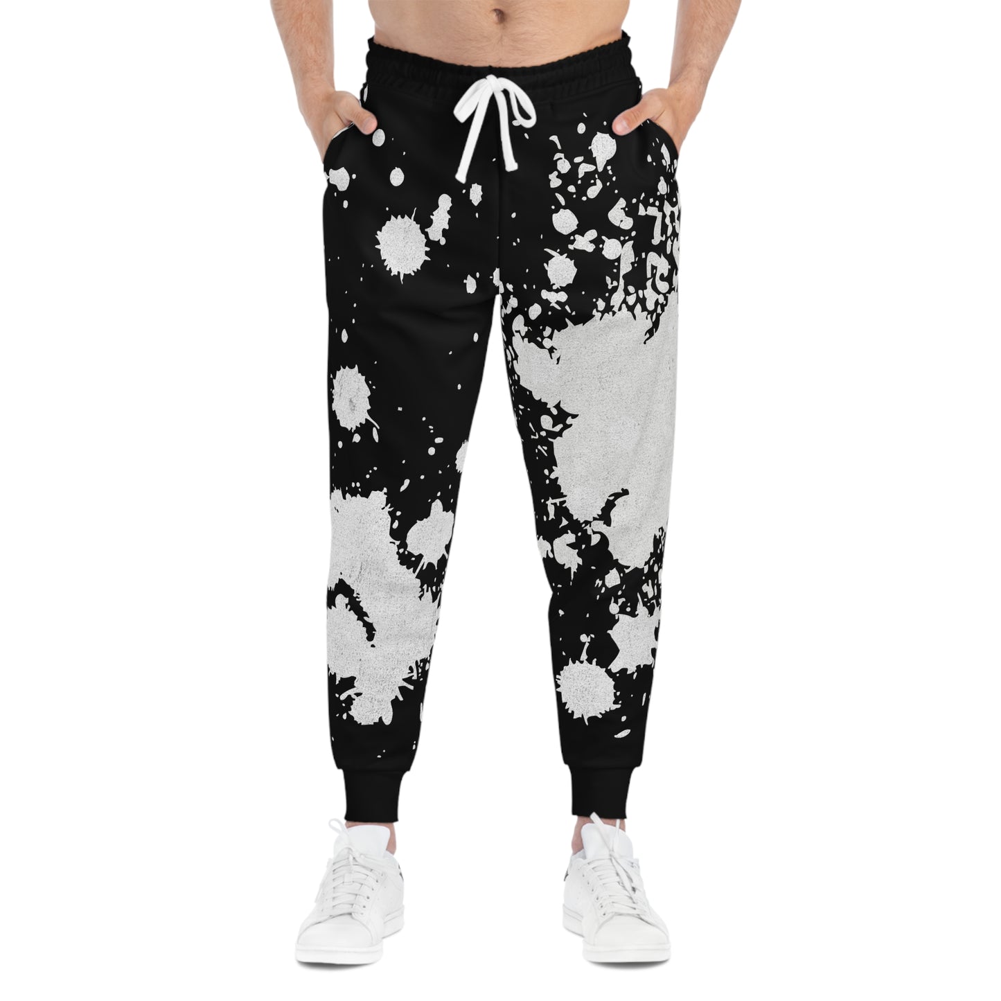 NO DAMN Athletic Joggers (AOP)
