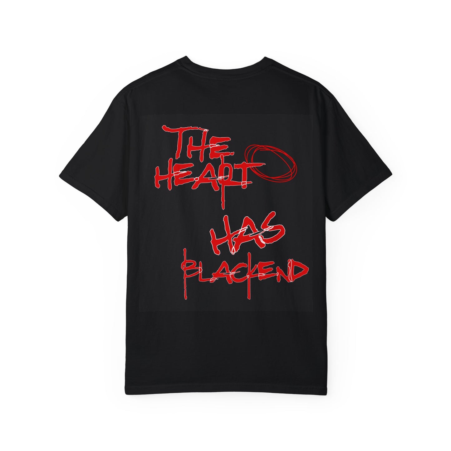 BLK HRT'ED DEVIL HEART Unisex Garment-Dyed T-shirt