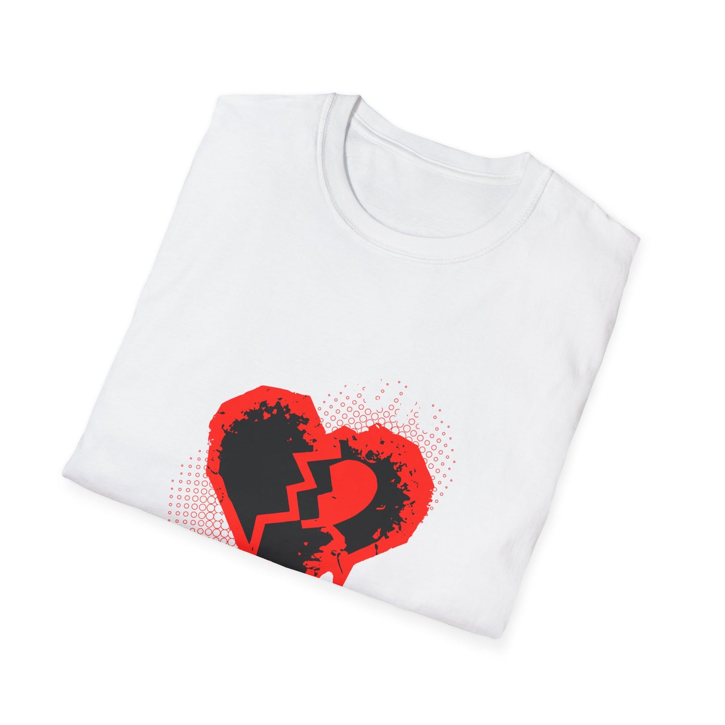 Cracked Heart Softstyle T-Shirt