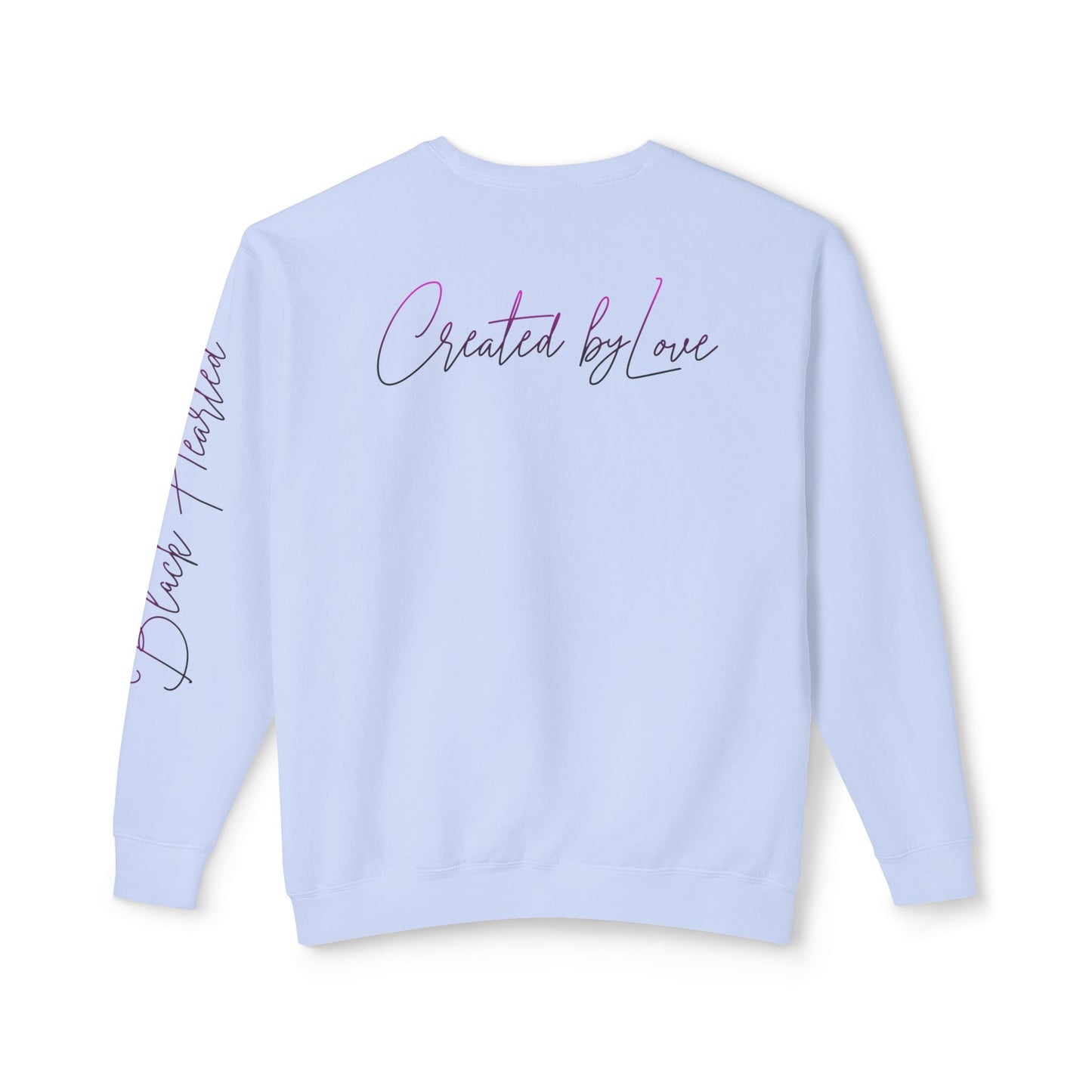 BLK HRTED Lightweight Crewneck Sweatshirt