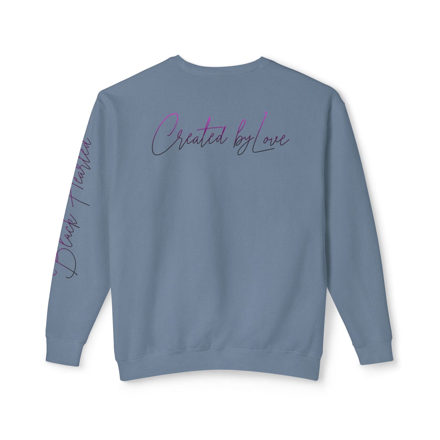 BLK HRTED Lightweight Crewneck Sweatshirt