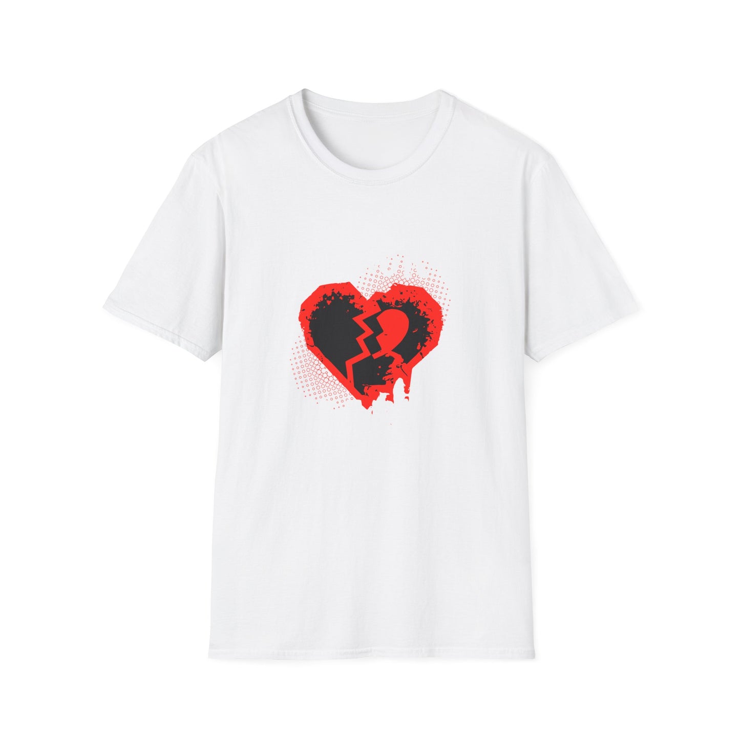 Cracked Heart Softstyle T-Shirt