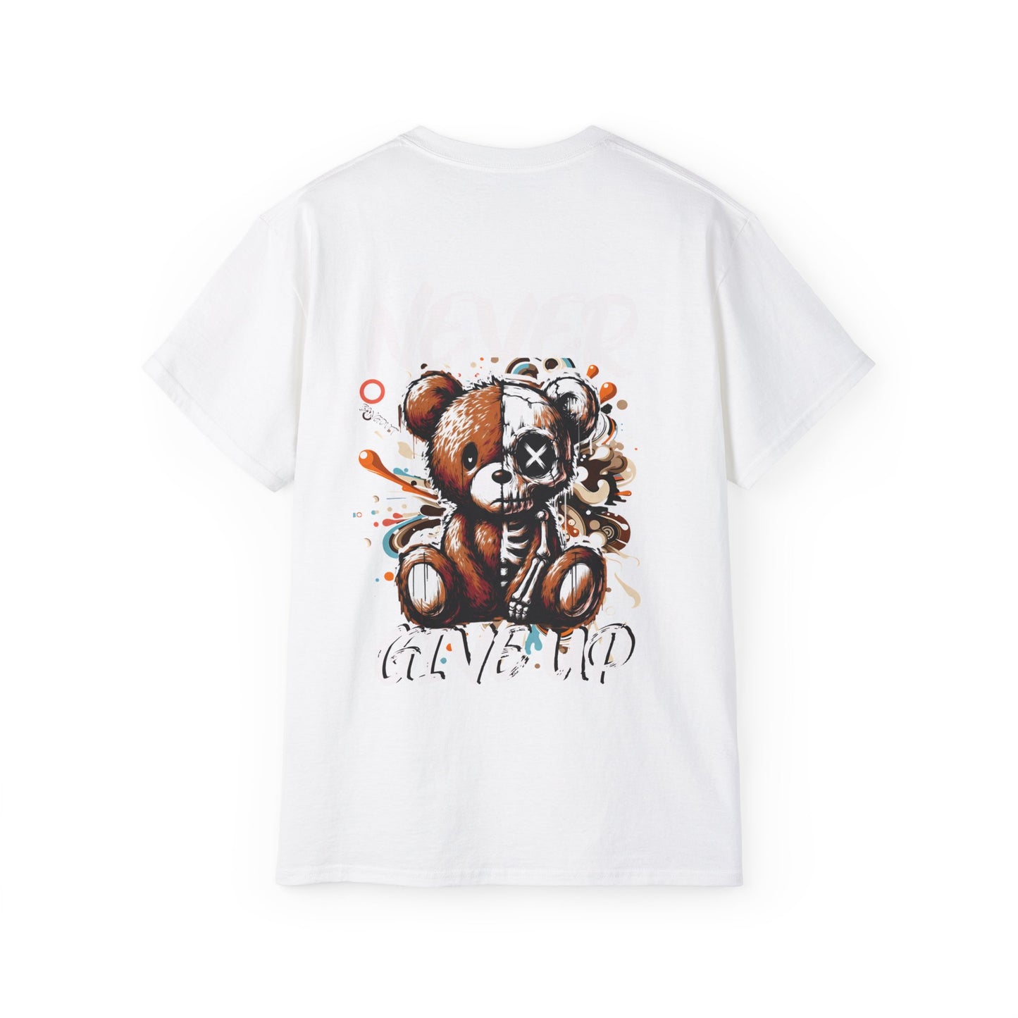 Never give up Pixle Cotton Tee