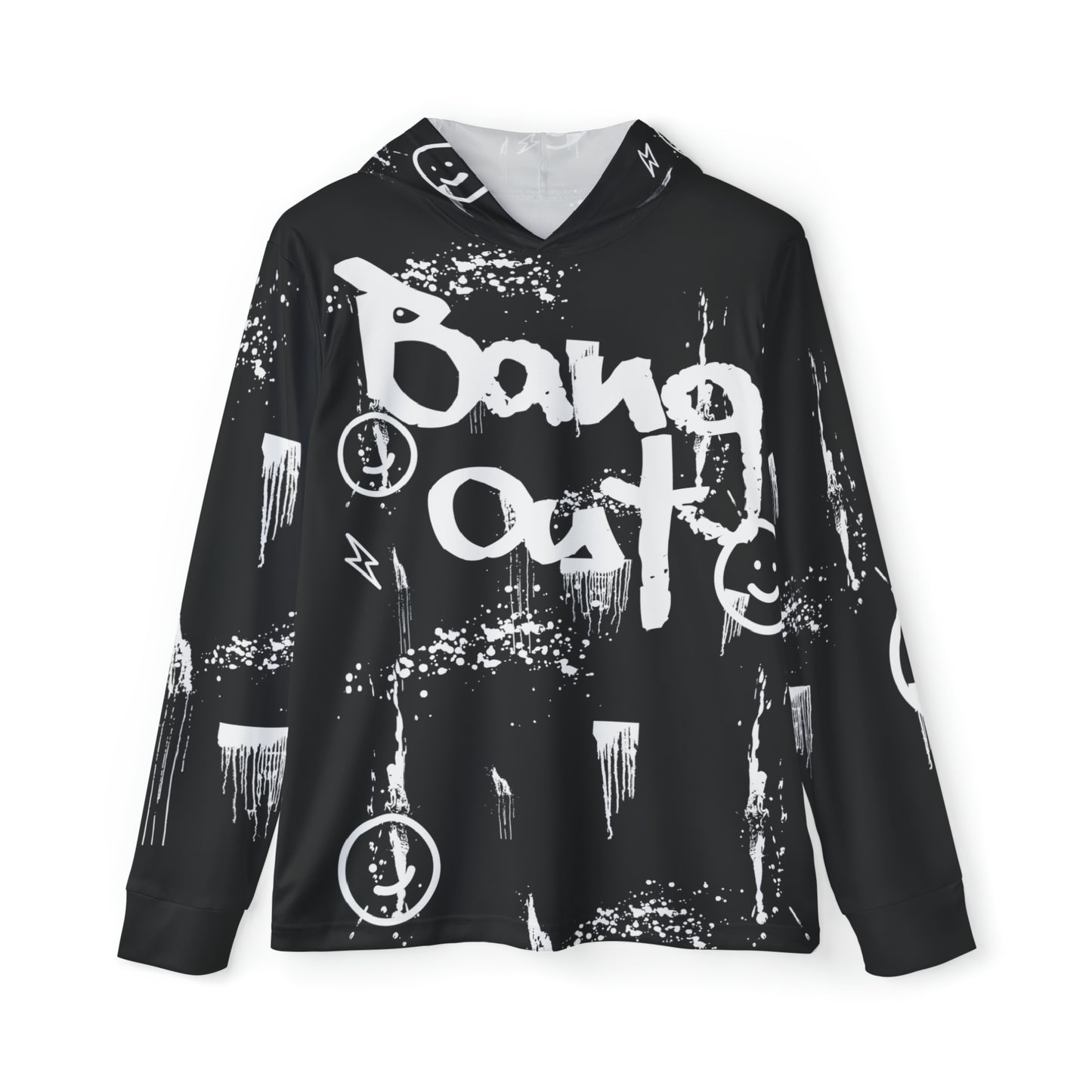 BangOut Smiley Warmup Hoodie (AOP)