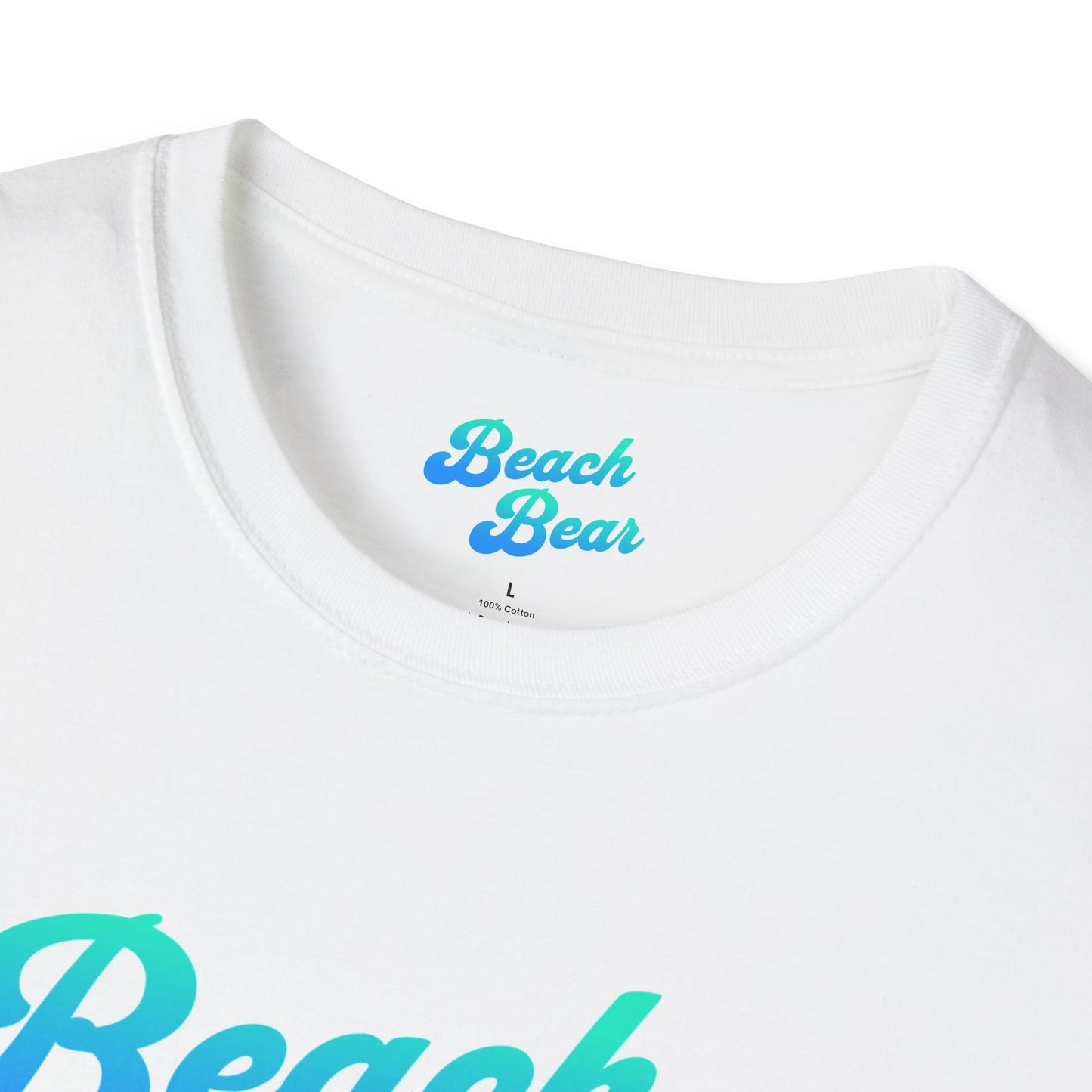 Beach Bear  beach side  Softstyle T-Shirt