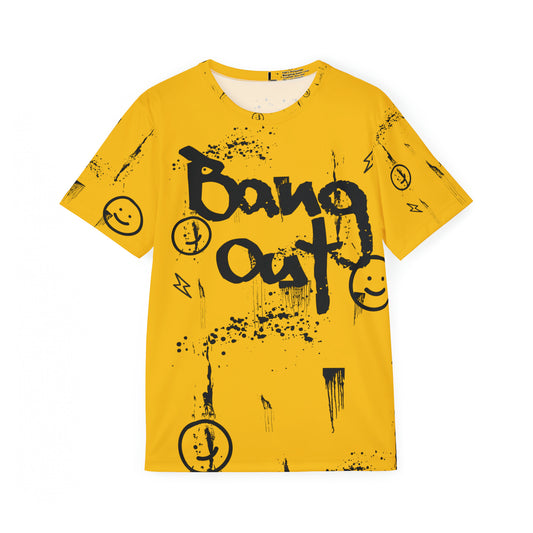 BangOut Black Smiley Sports Jersey (AOP)