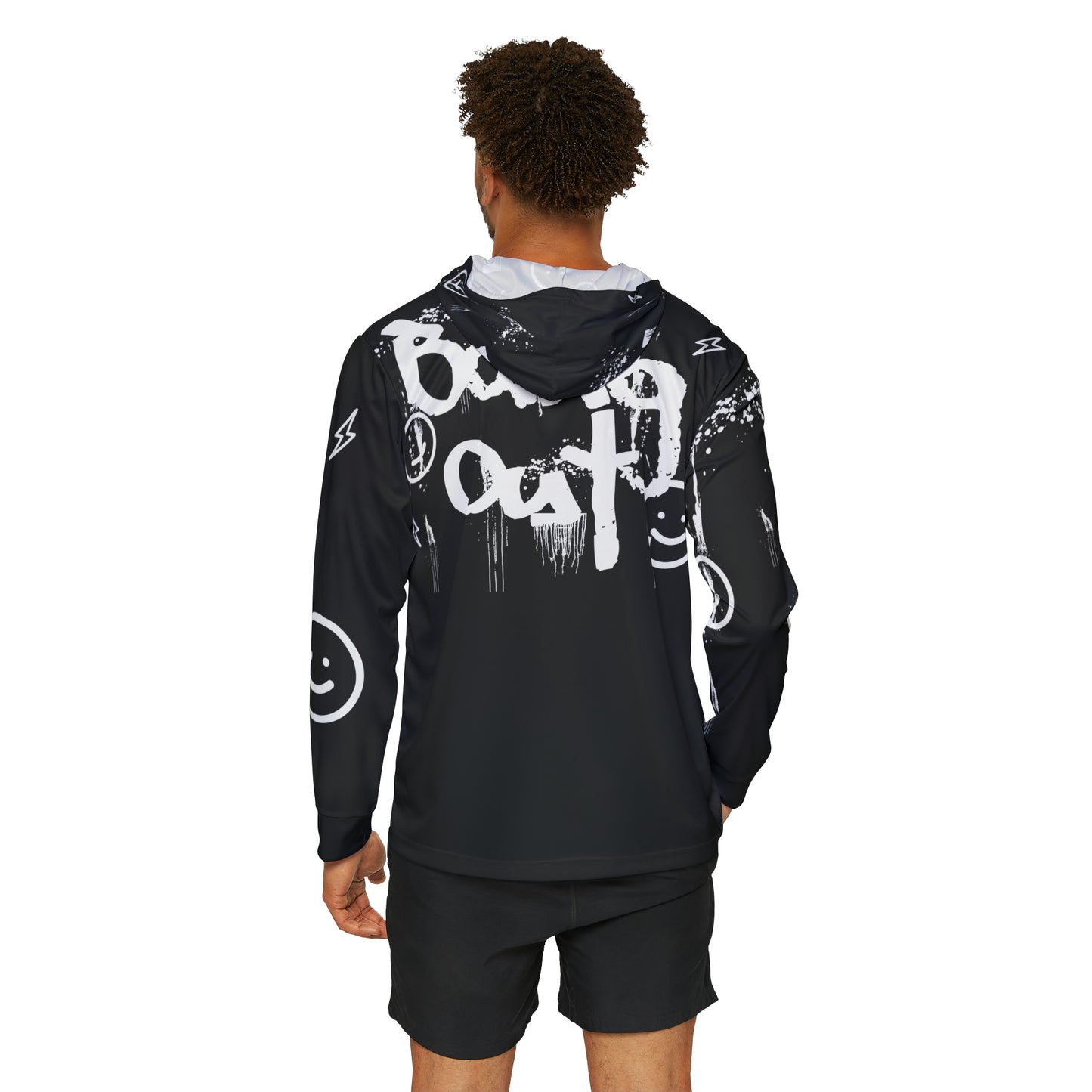 BangOut Smiley Warmup Hoodie (AOP)