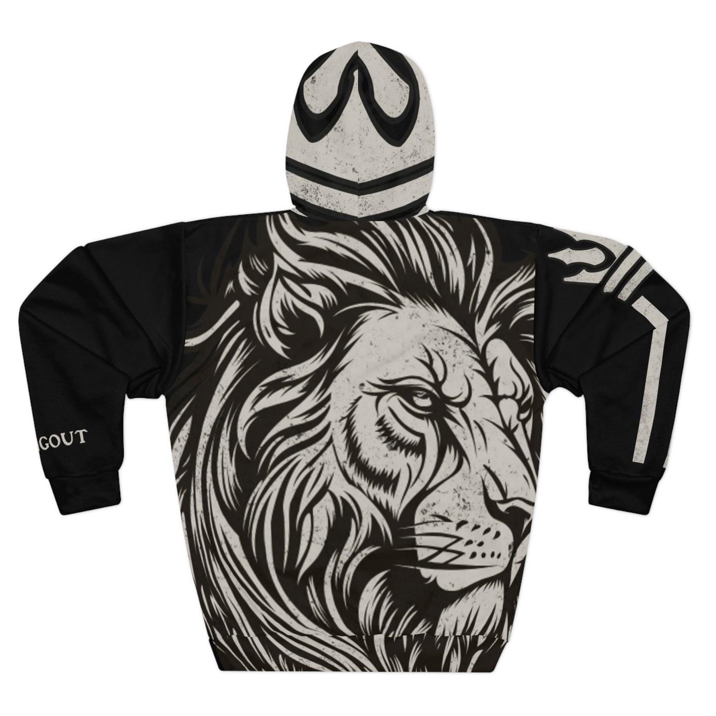 BANGOUT Lion 12 Unisex Pullover Hoodie (AOP)