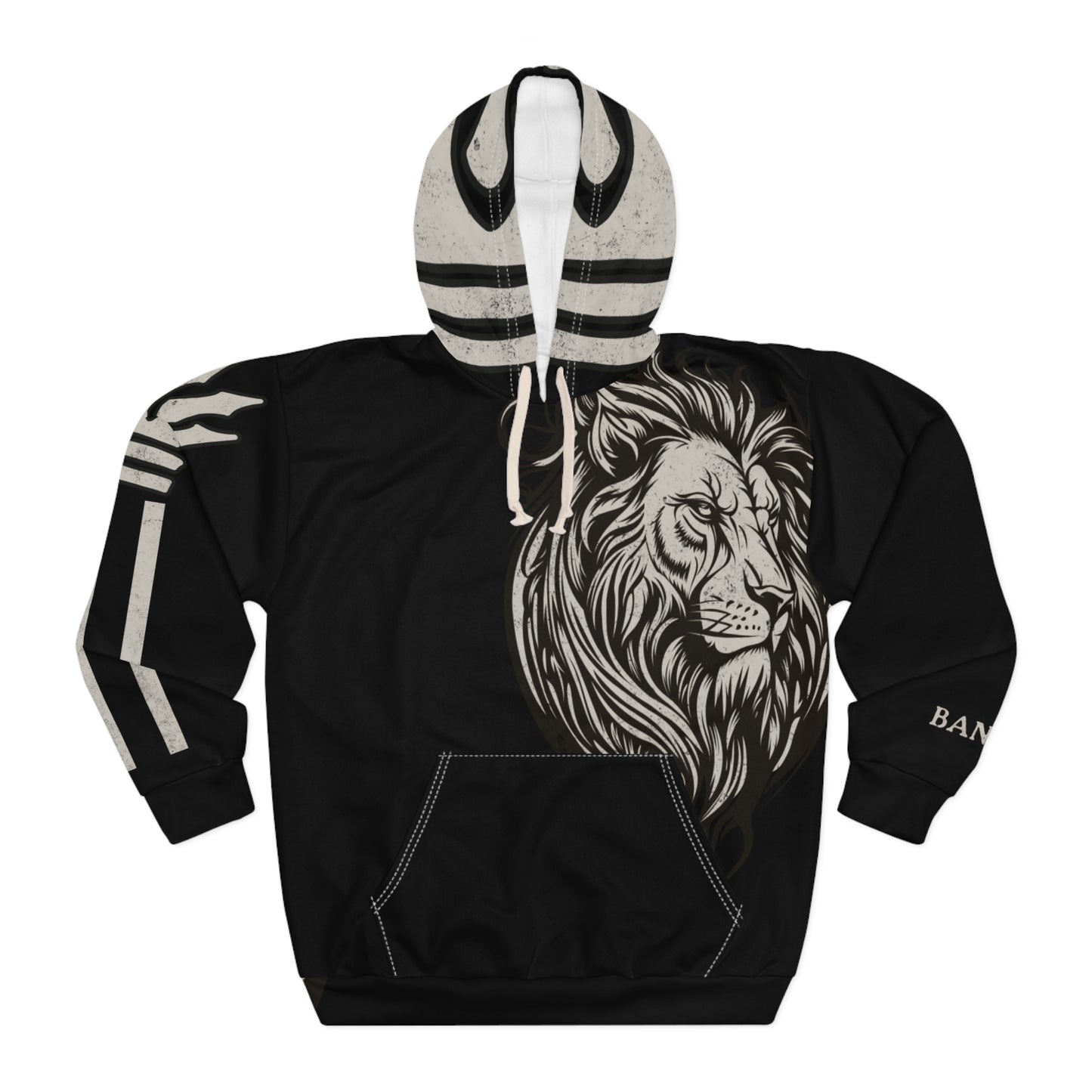 BANGOUT Lion 12 Unisex Pullover Hoodie (AOP)