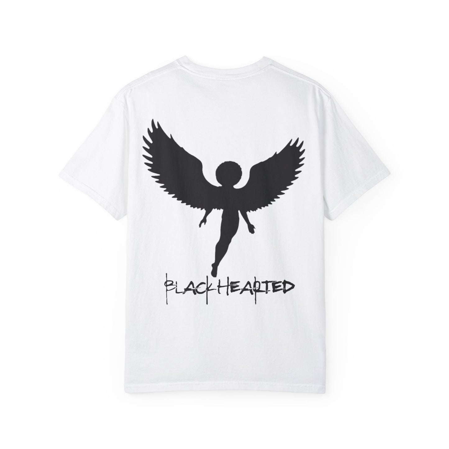 BLK HRTED LOGO Unisex Garment-Dyed T-shirt