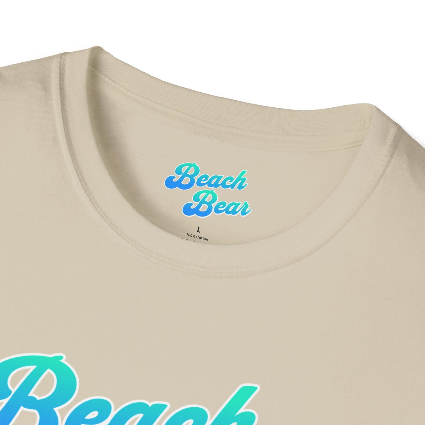 Beach Bear  beach side  Softstyle T-Shirt