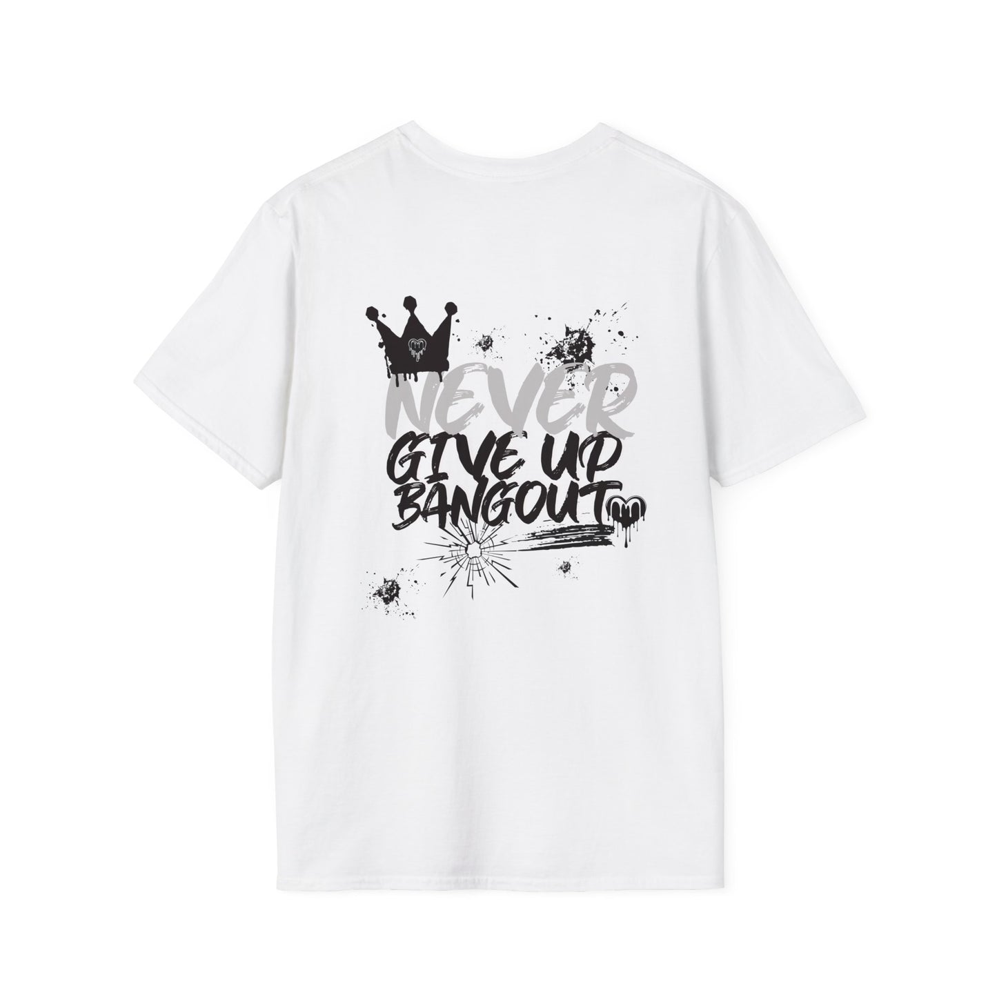 Never give up Softstyle T-Shirt