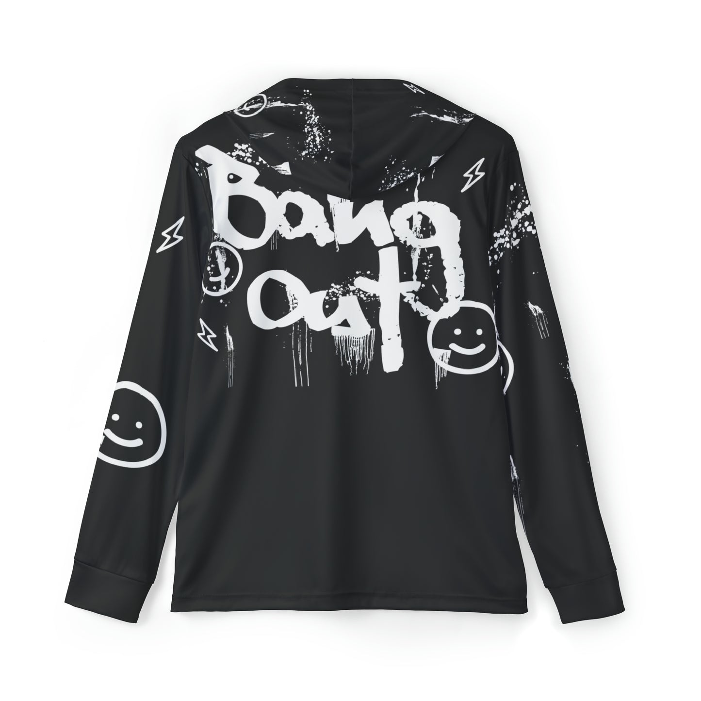 BangOut Smiley Warmup Hoodie (AOP)