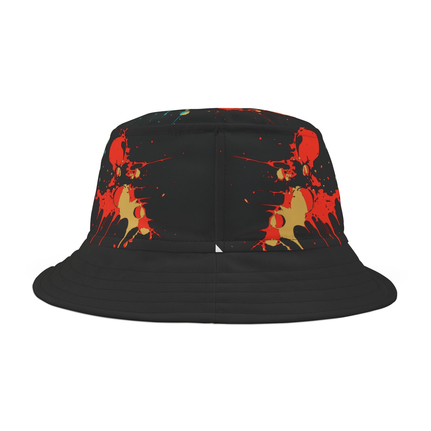 Never Stop Blk Bucket Hat (AOP)