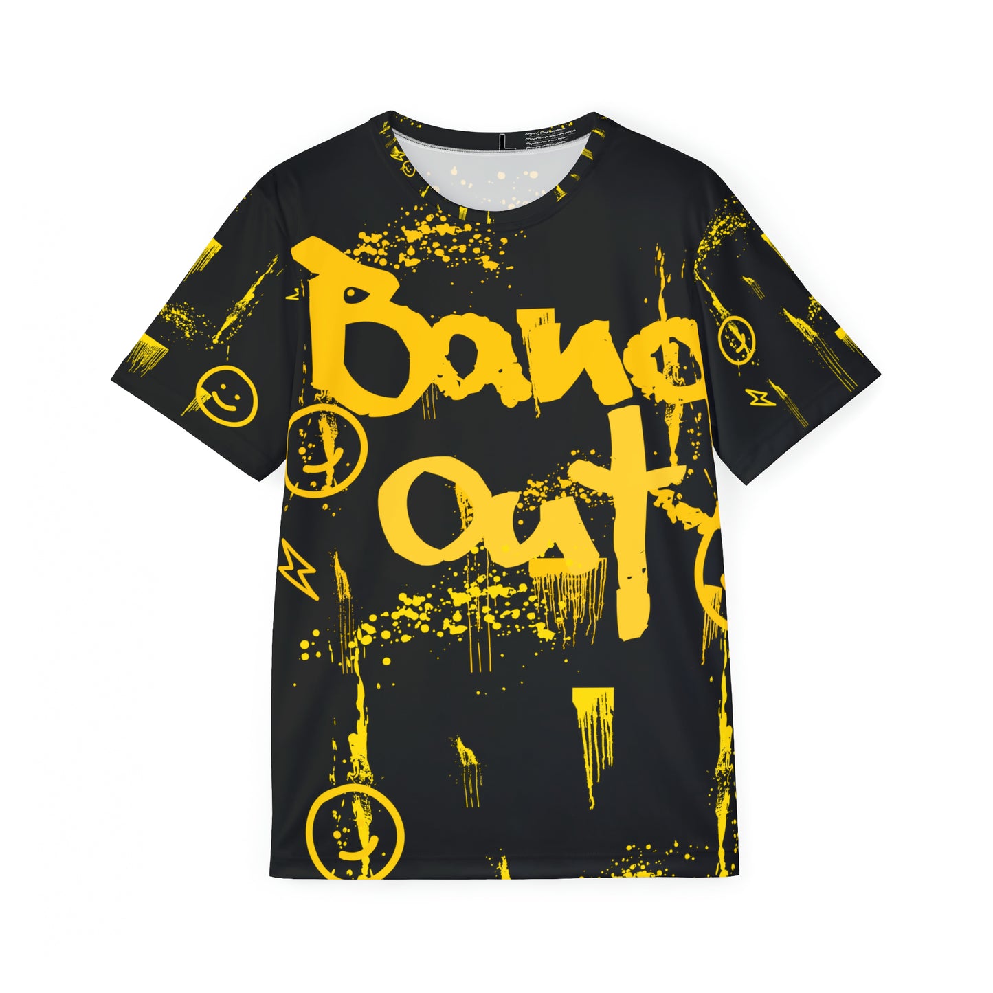 BangOut Yellow Smiley Sports Jersey (AOP)