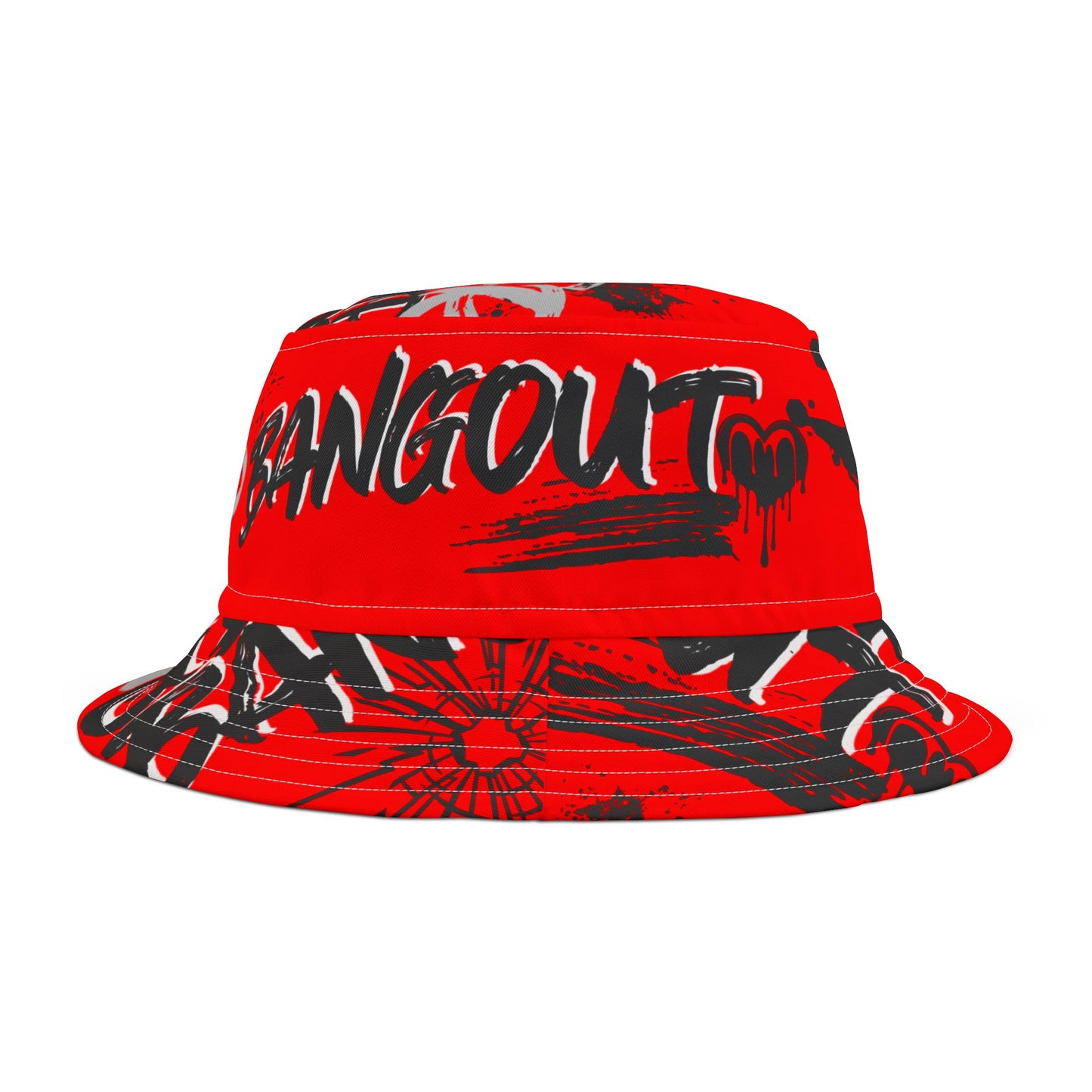 Never give up Bucket Hat (AOP)