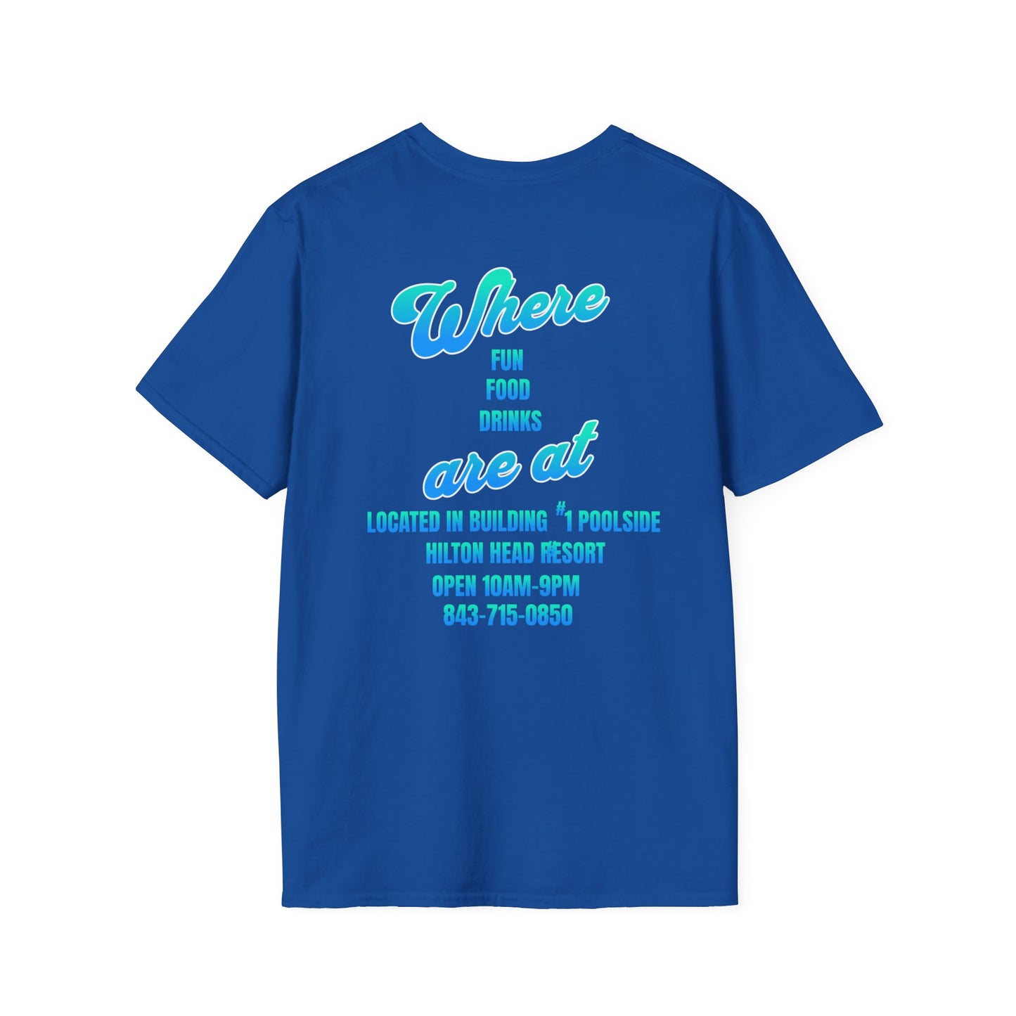 Beach Bear  beach side  Softstyle T-Shirt