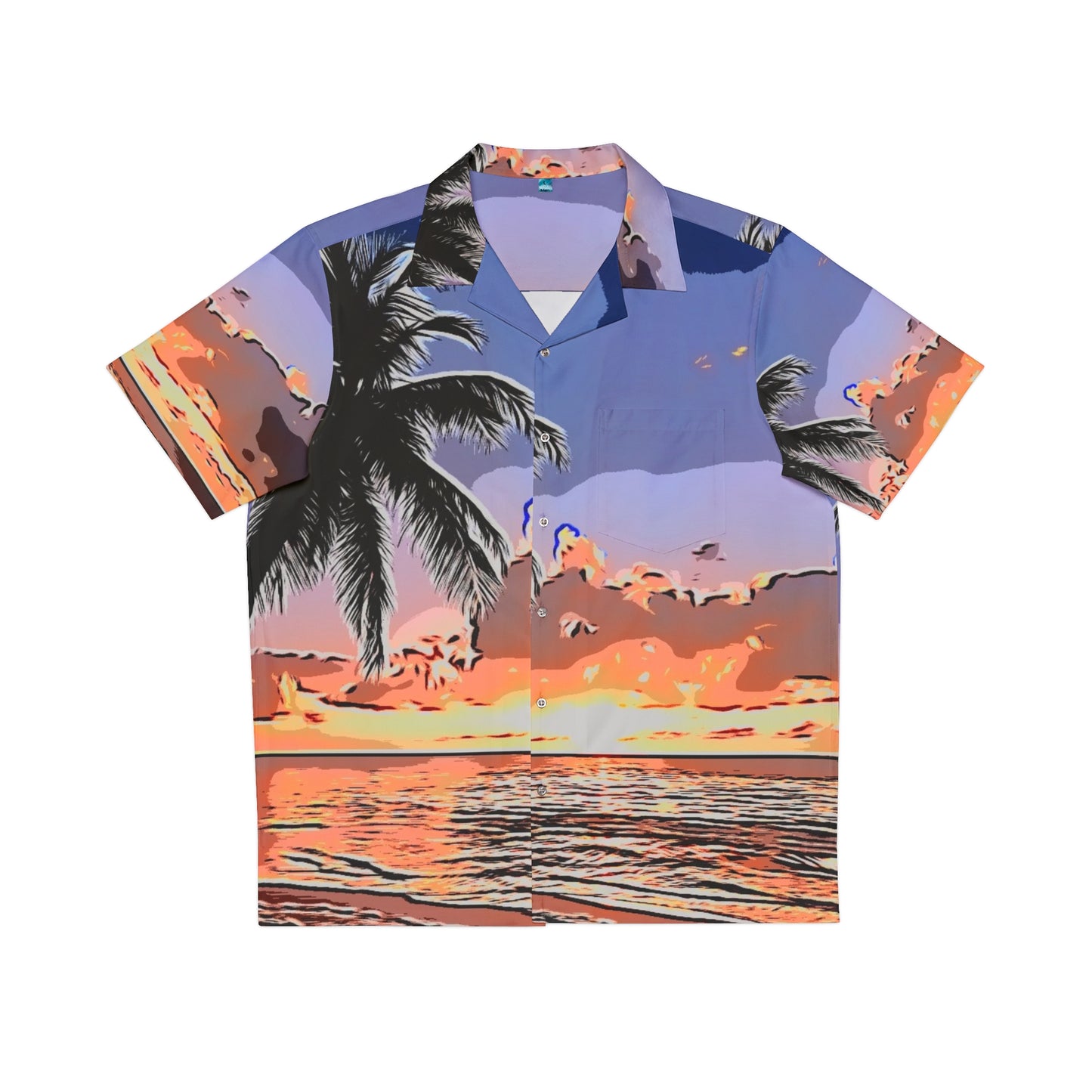 Sun fall Men's Hawaiian Shirt (AOP)