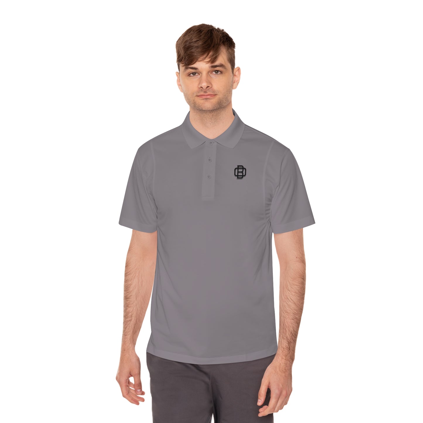 B.O LOGO BLK Men's Sport Polo Shirt