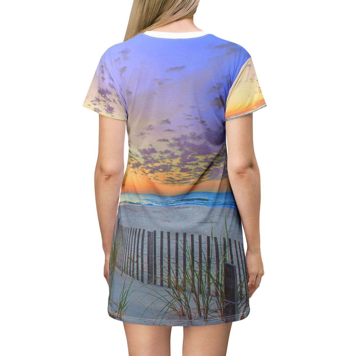 Sun Rise T-Shirt Dress (AOP)