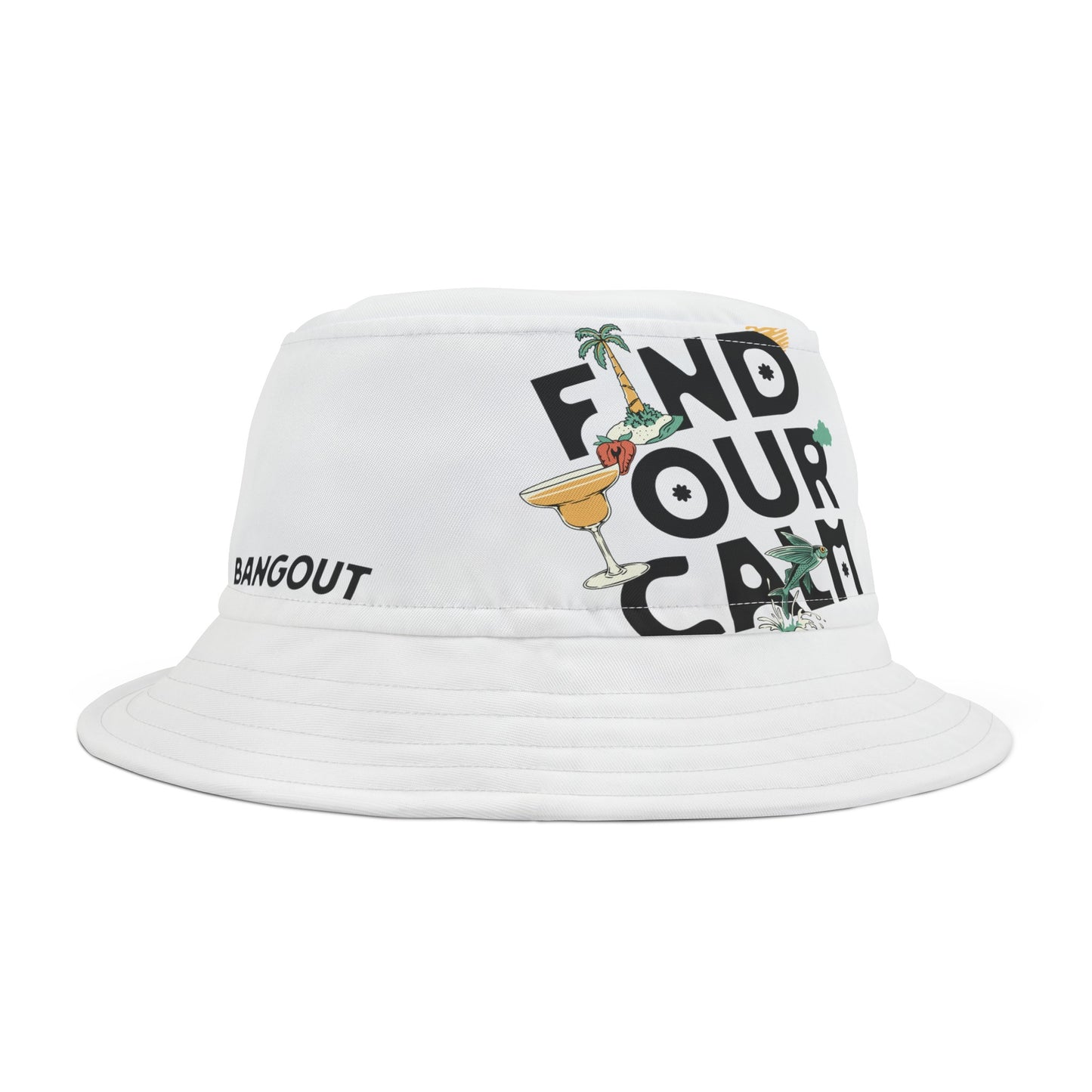 Find Our Calm Bucket Hat (AOP)