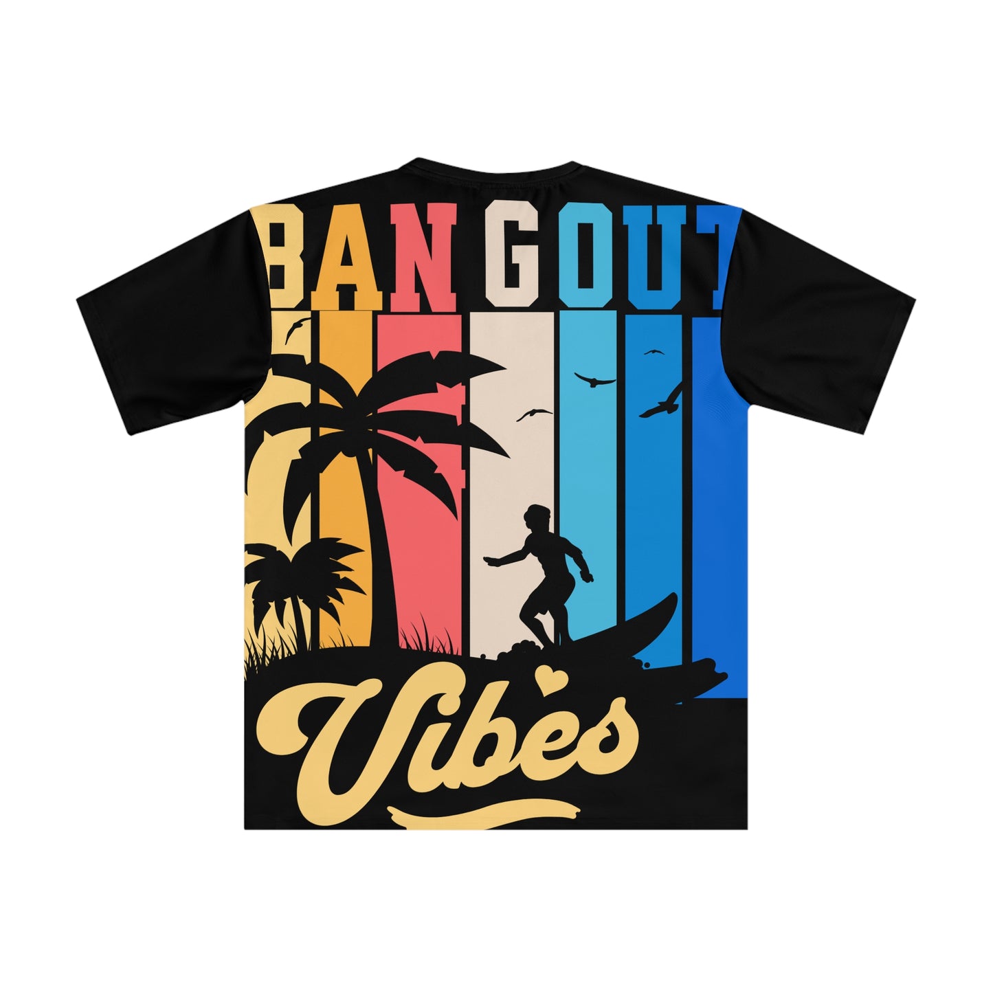 Bang Out Vibes BLK Loose T-shirt (AOP)