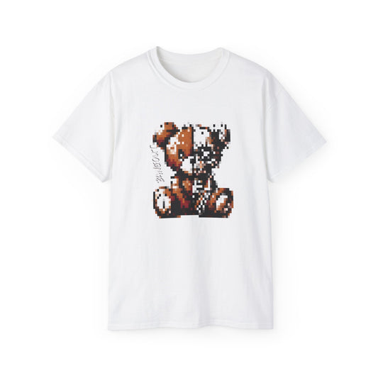 Never give up Pixle Cotton Tee