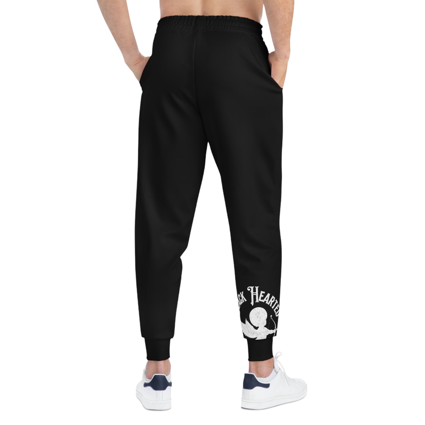 Blk Hrt'ed Joggers (AOP)