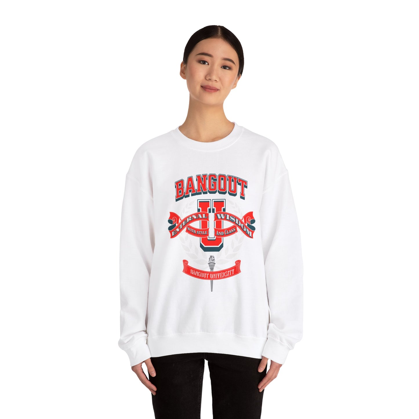 BangOut University Unisex Heavy Blend™ Crewneck Sweatshirt