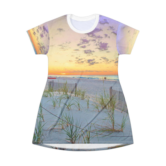 Sun Rise T-Shirt Dress (AOP)