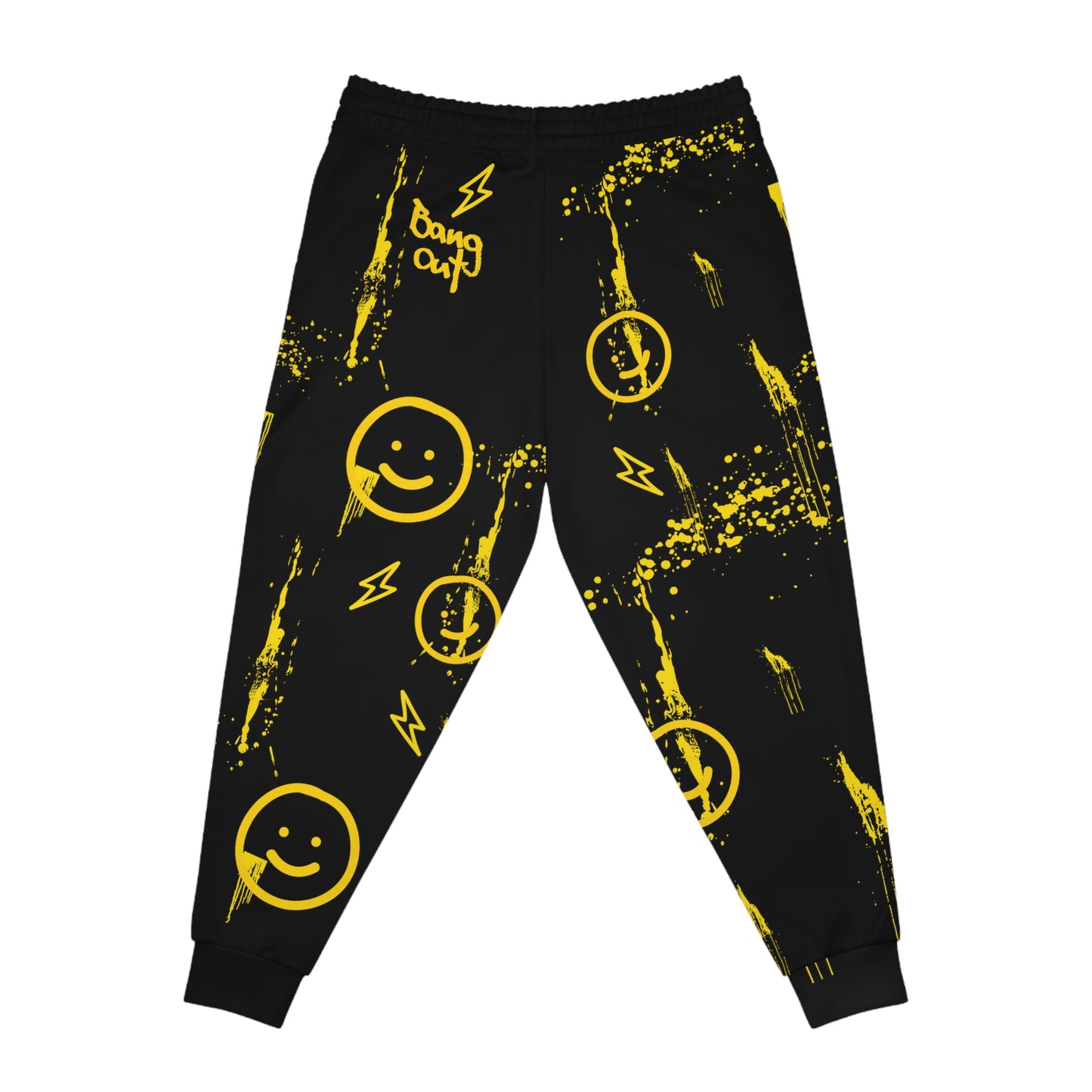 BangOut Smiley Athletic Joggers (AOP)