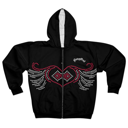 Faith Zip Hoodie (AOP)