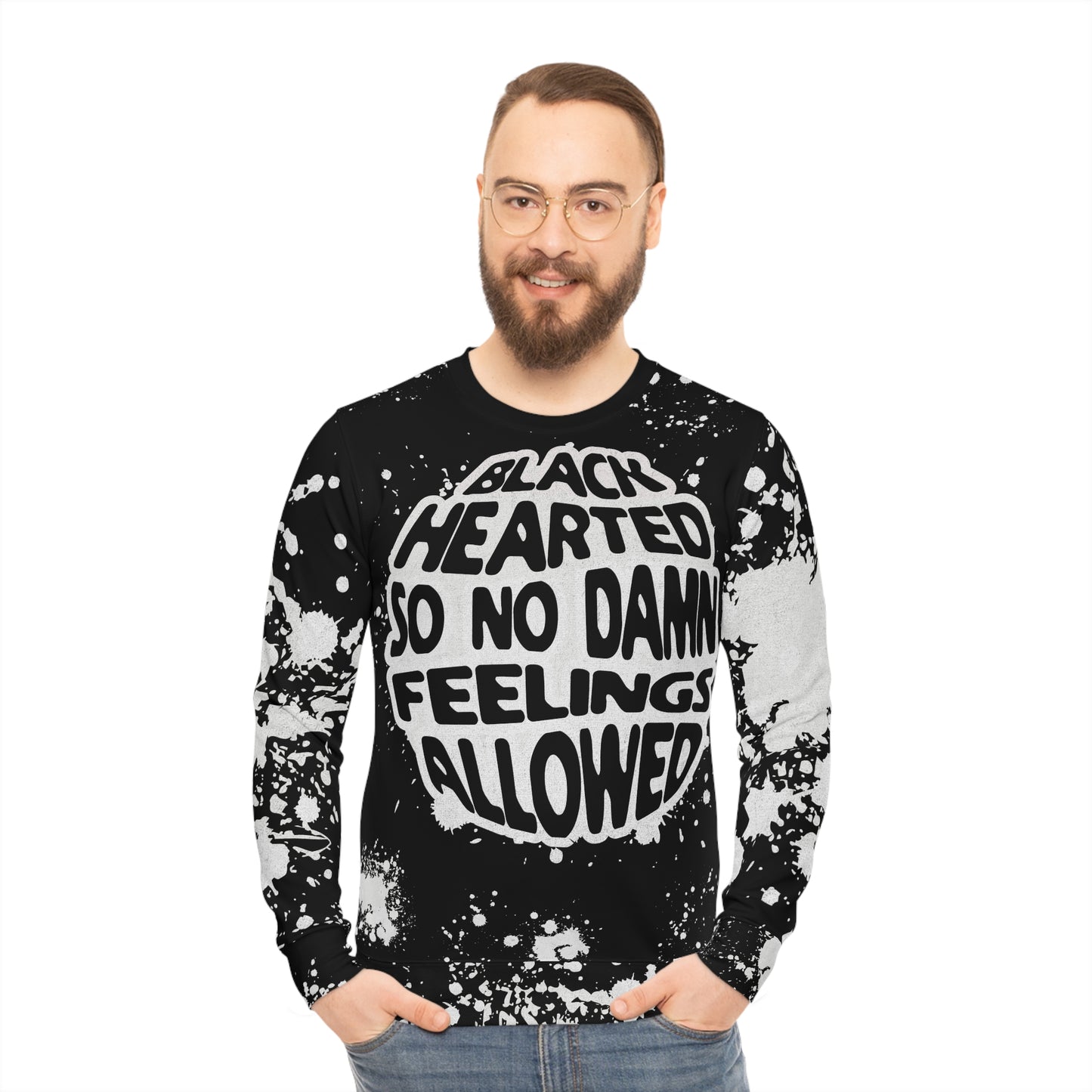 NO DAMN / W Lightweight Sweatshirt (AOP)