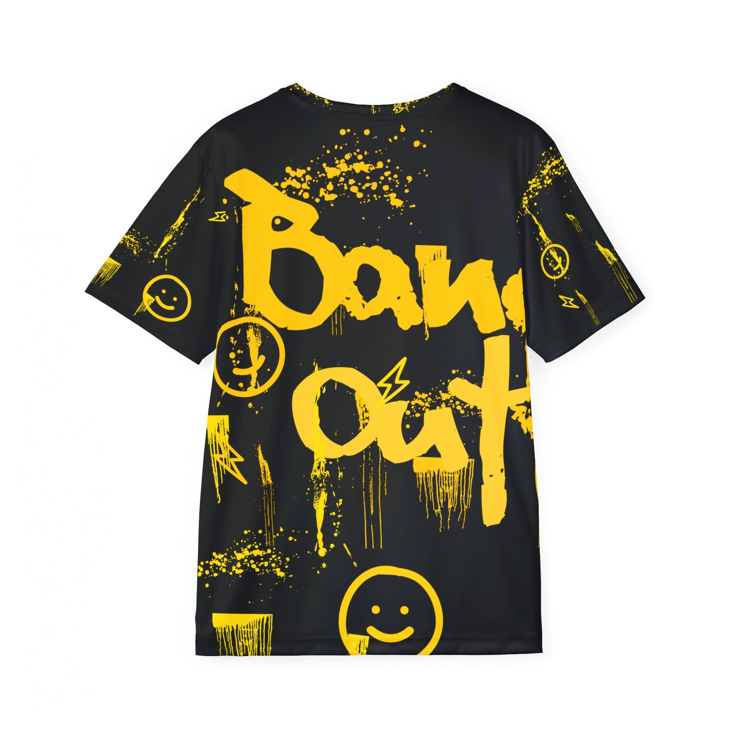 BangOut Yellow Smiley Sports Jersey (AOP)