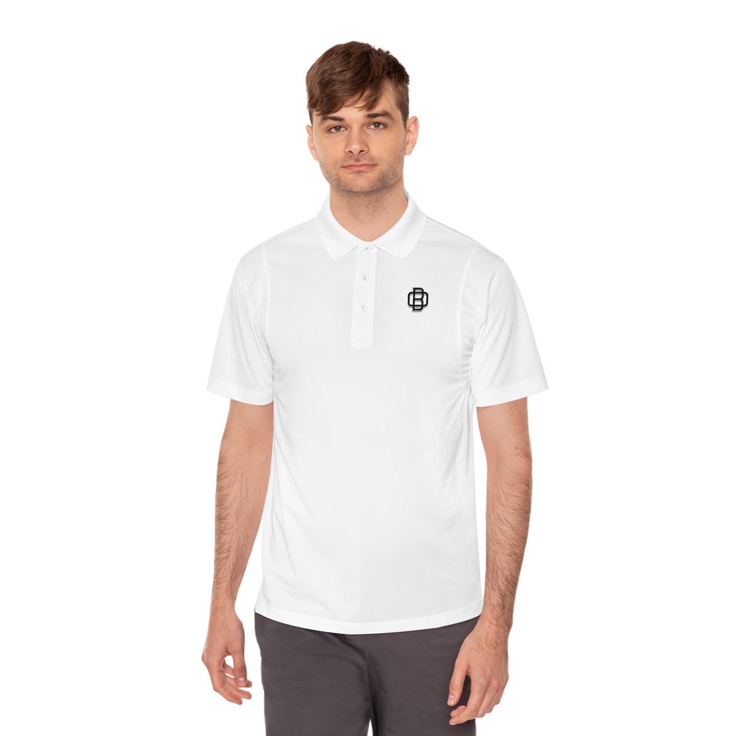 B.O LOGO BLK Men's Sport Polo Shirt