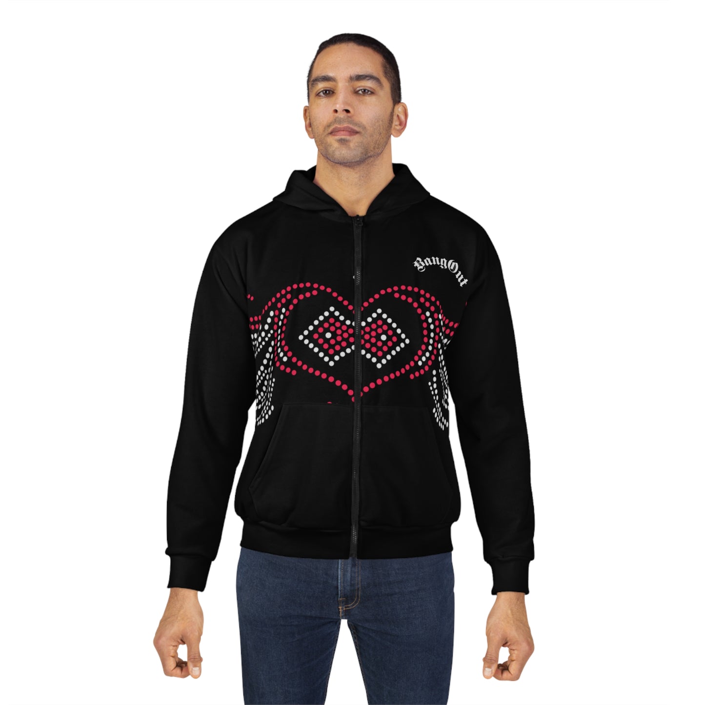 Faith Zip Hoodie (AOP)