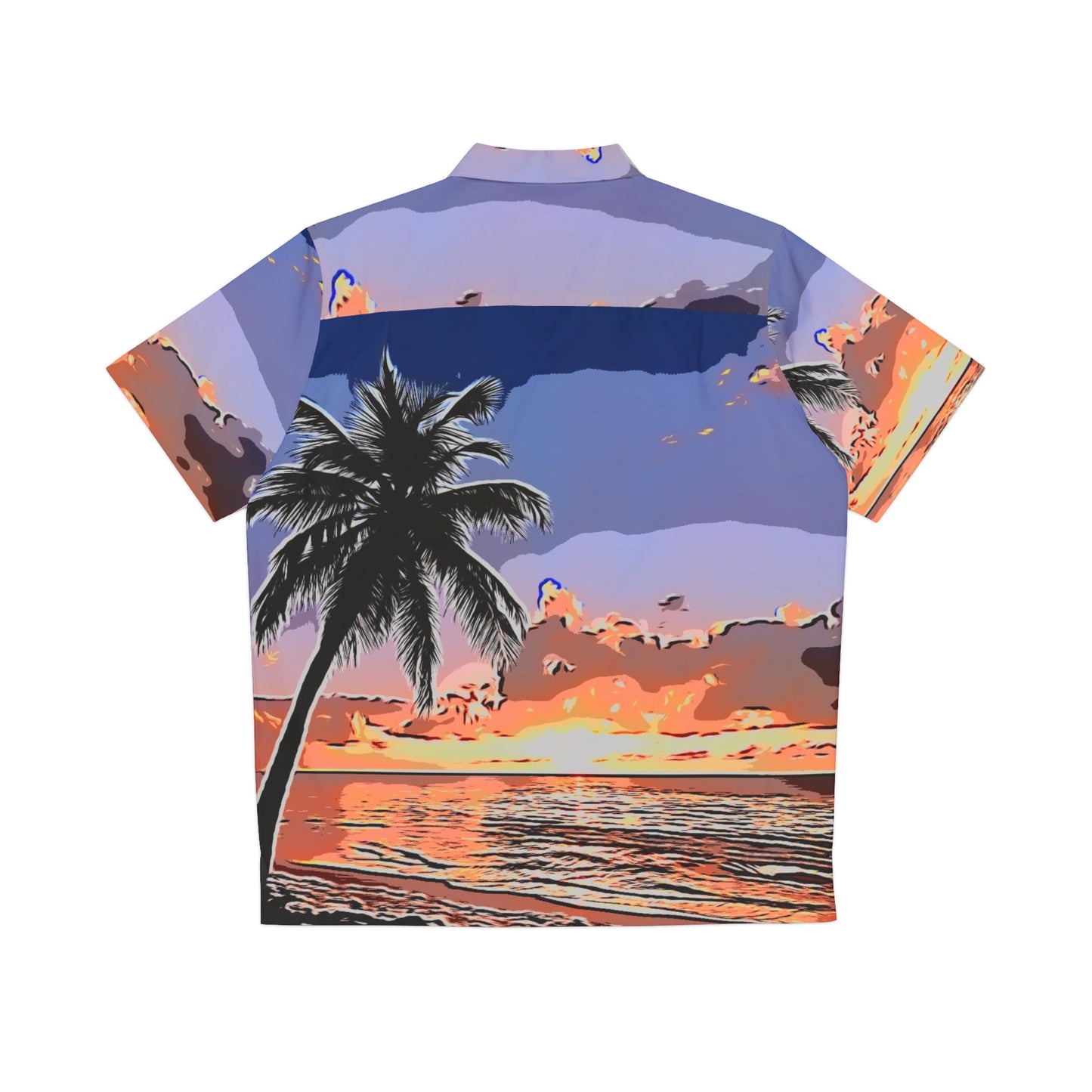 Sun fall Men's Hawaiian Shirt (AOP)