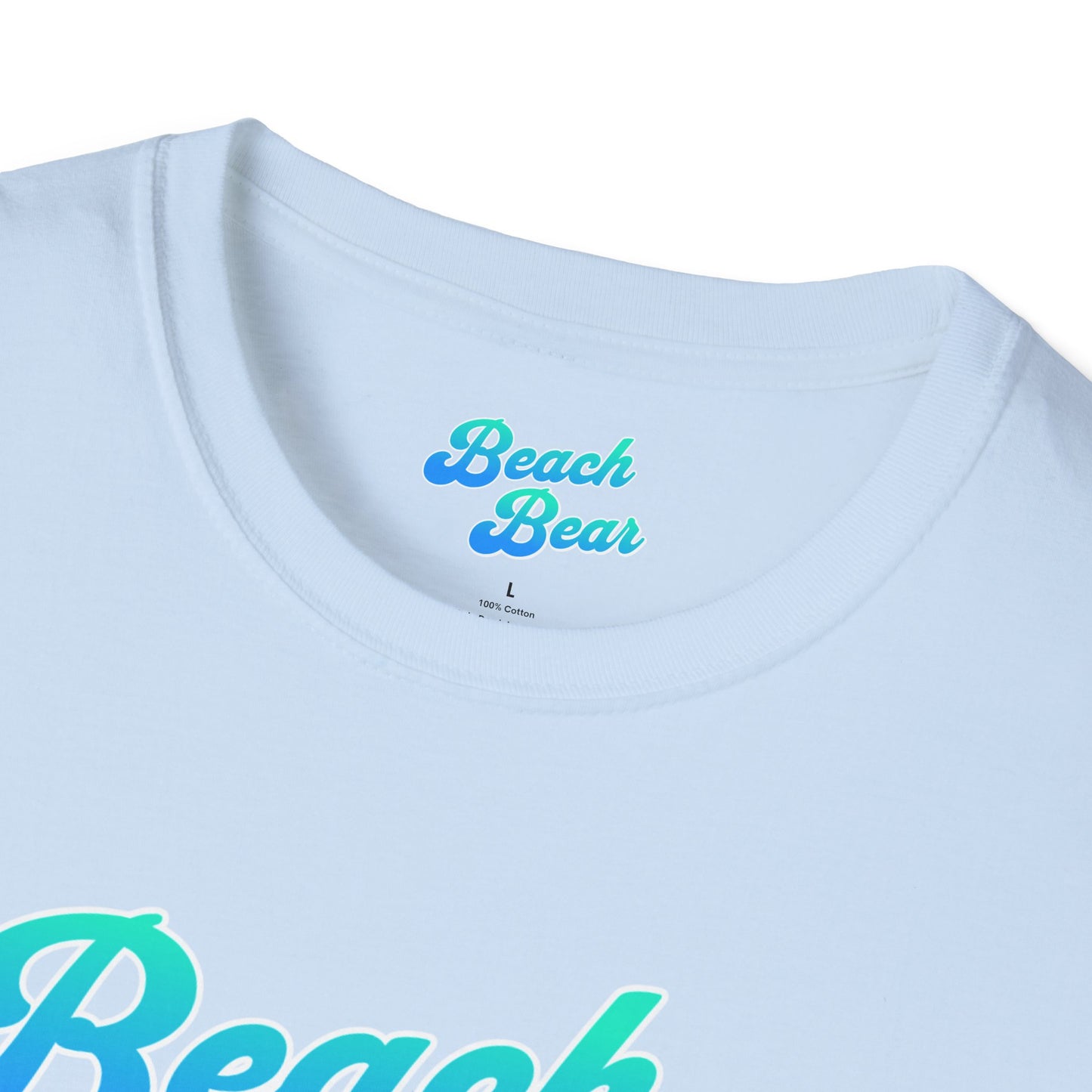 Beach Bear  beach side  Softstyle T-Shirt