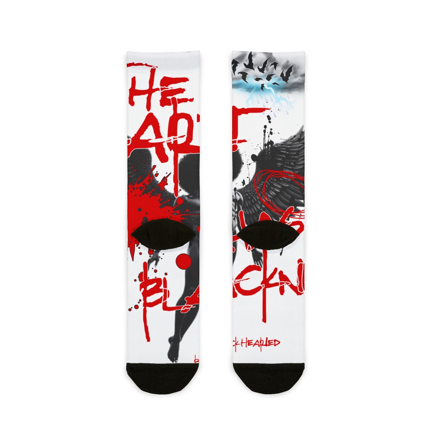 Has Blk'in Sublimation Crew Socks