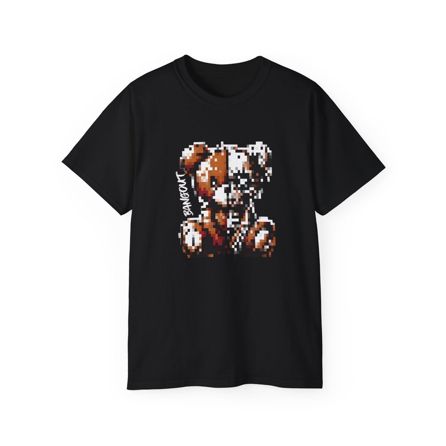 Never give up Pixle Cotton Tee