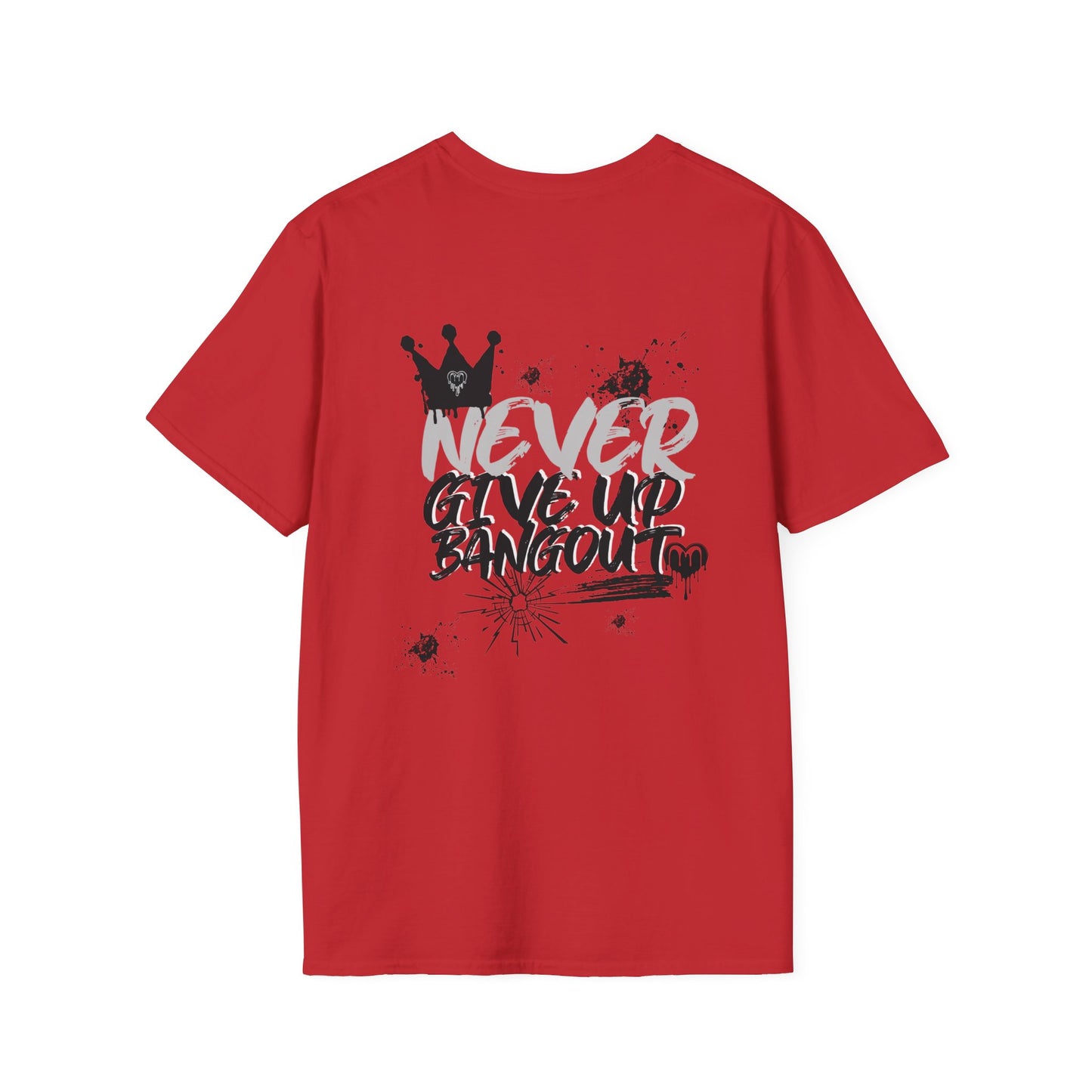 Never give up Softstyle T-Shirt